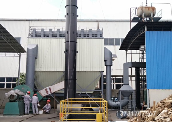 山東荷澤5T生物質(zhì)鍋爐除塵器安裝完畢 山東荷澤5T生物質(zhì)鍋爐除塵器安裝完畢