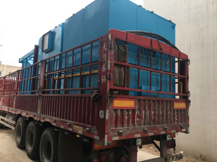 陜西勉縣石英砂加工廠布袋除塵器發貨 陜西勉縣石英砂加工廠布袋除塵器發貨