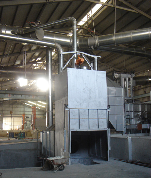 河南長葛鋁熔煉炒灰機鋁灰除塵系統10月份交付使用 河南長葛鋁熔煉炒灰機鋁灰除塵系統10月份交付使用